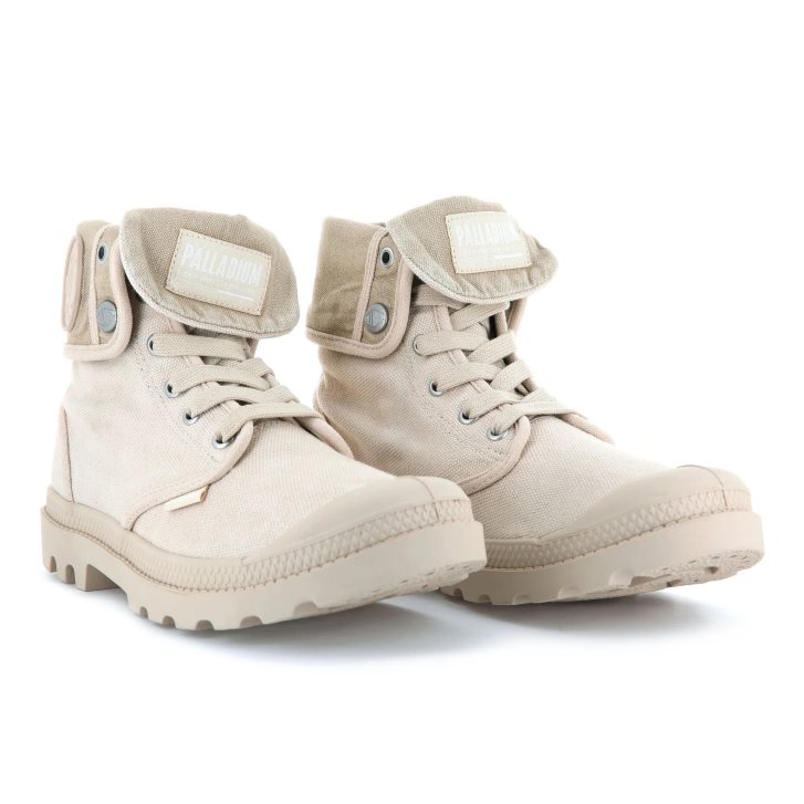 Bottes Palladium Baggy Femme Beige | FR RYN015X